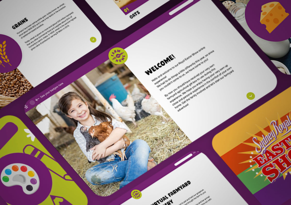 Royal Sydney Easter Show Online Learning Concept - Octivo
